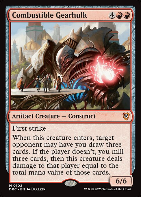 Combustible Gearhulk card image
