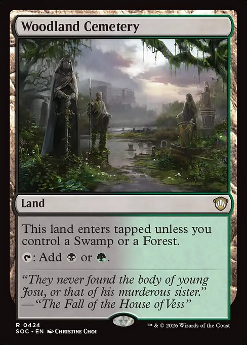 Woodland Cemetery card image