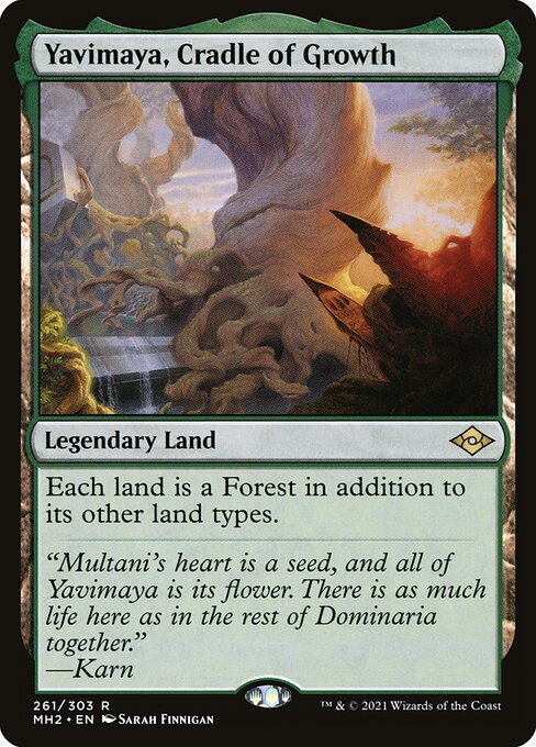 Yavimaya, Cradle of Growth card image