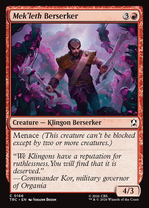 Mek'leth Berserker card image