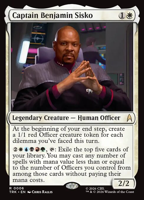 Captain Benjamin Sisko card image