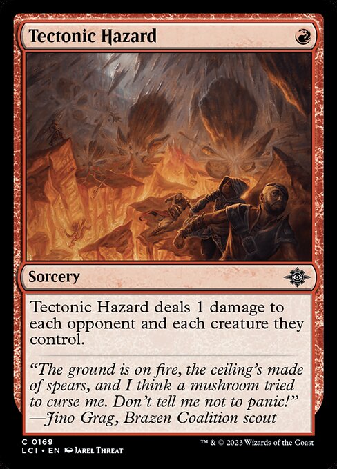 Tectonic Hazard card image