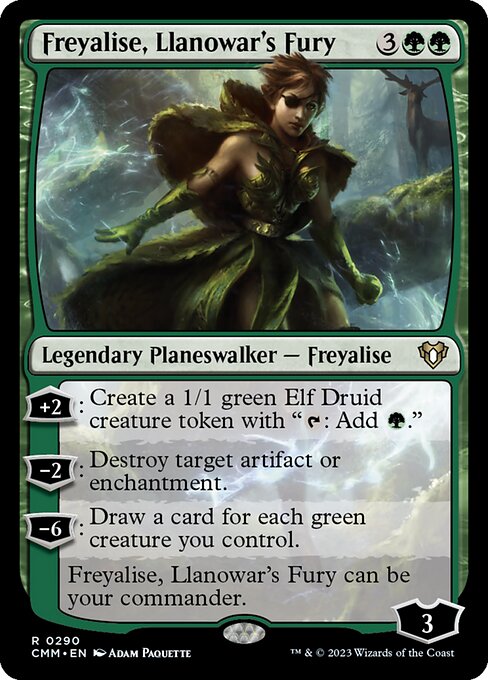 Freyalise, Llanowar's Fury card image