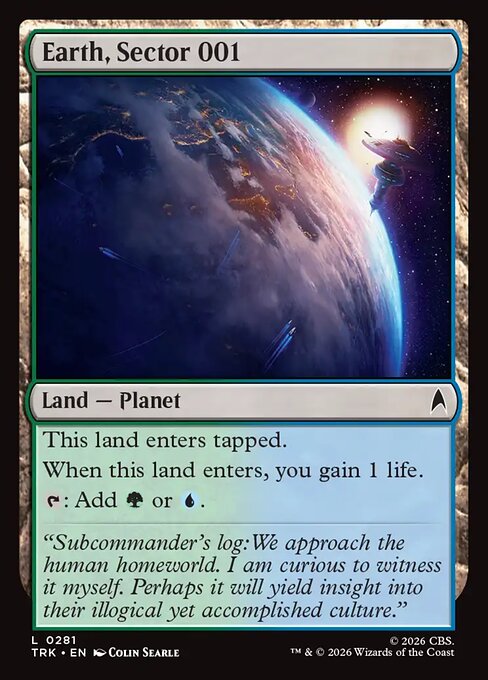 Earth, Sector 001 card image