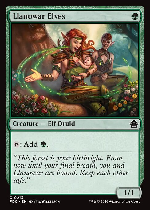 Llanowar Elves card image
