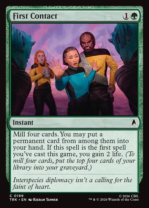 First Contact card image
