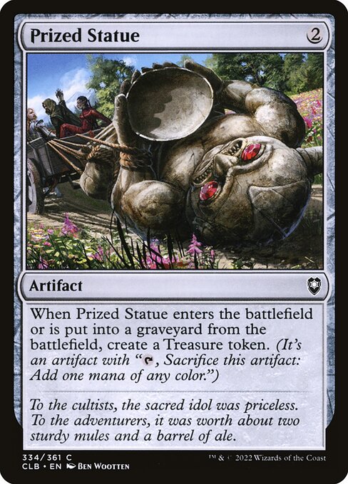 Prized Statue card image
