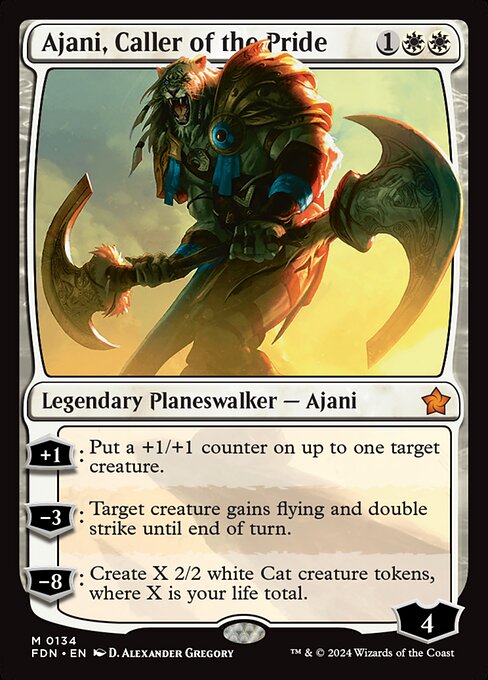 Ajani, Caller of the Pride card image
