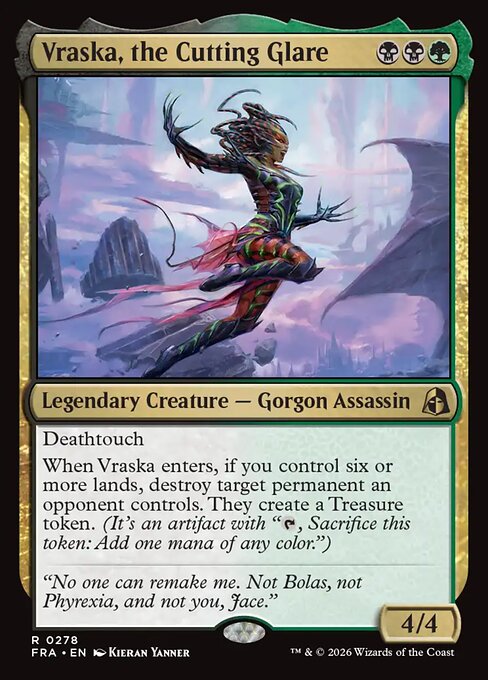 Vraska, the Cutting Glare card image
