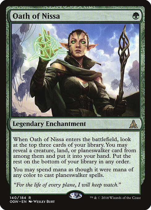 Oath of Nissa card image