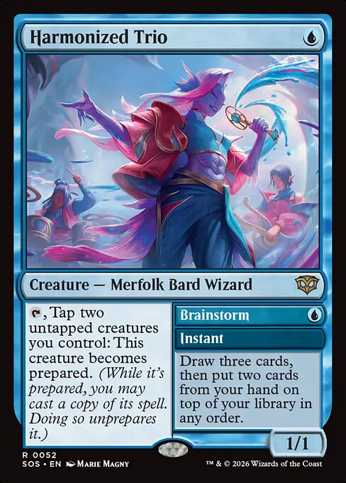 Harmonized Trio // Brainstorm card image