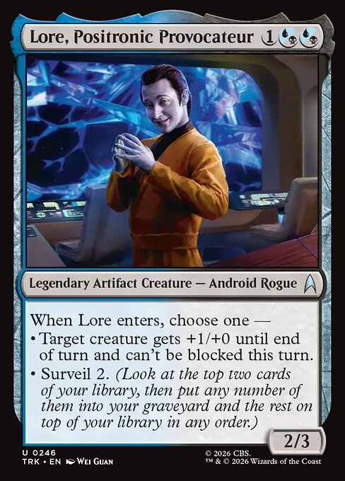 Lore, Positronic Provocateur card image