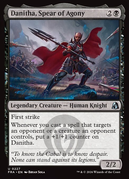 Danitha, Spear of Agony card image