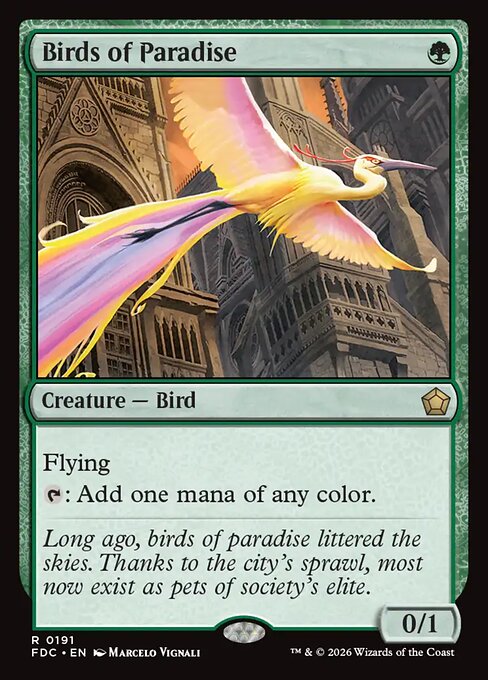 Birds of Paradise card image