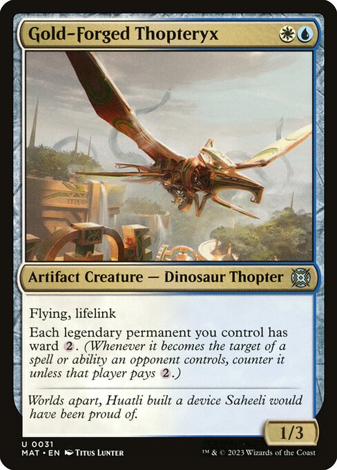 Gold-Forged Thopteryx card image
