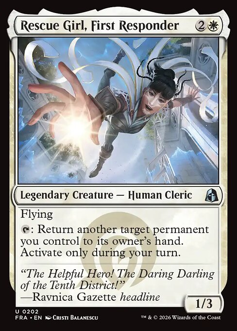 Rescue Girl, First Responder card image