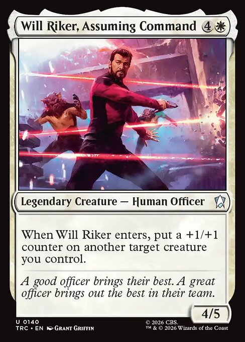 Will Riker, Assuming Command card image