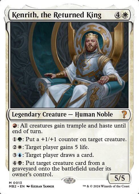 Kenrith, the Returned King card image