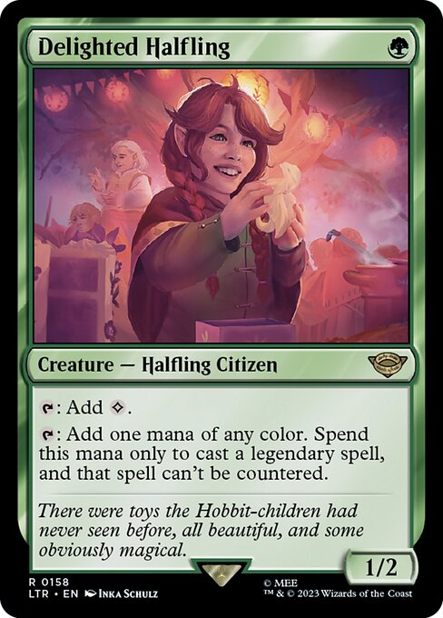 Delighted Halfling card image