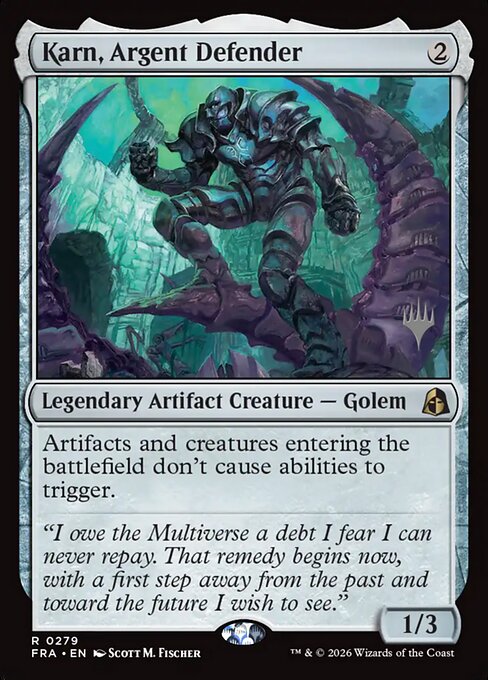 Karn, Argent Defender card image