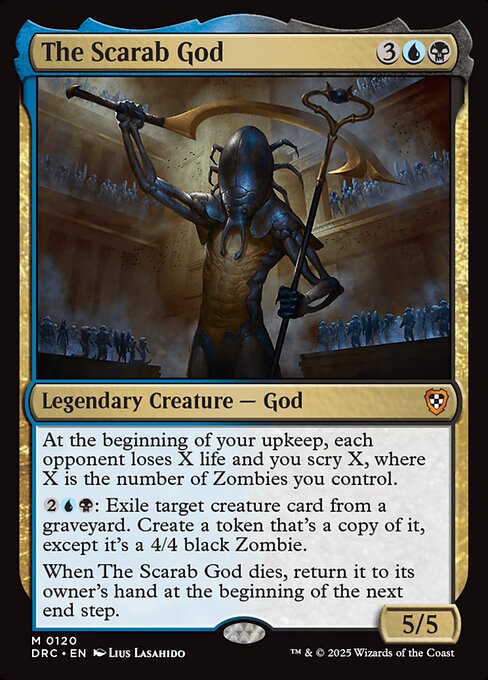 The Scarab God card image