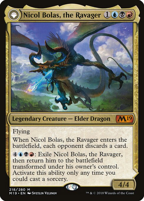 Nicol Bolas, the Ravager // Nicol Bolas, the Arisen card image
