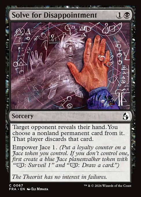 Solve for Disappointment card image