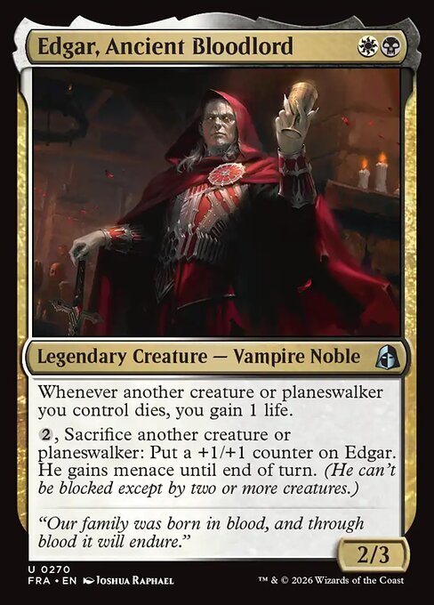 Edgar, Ancient Bloodlord card image