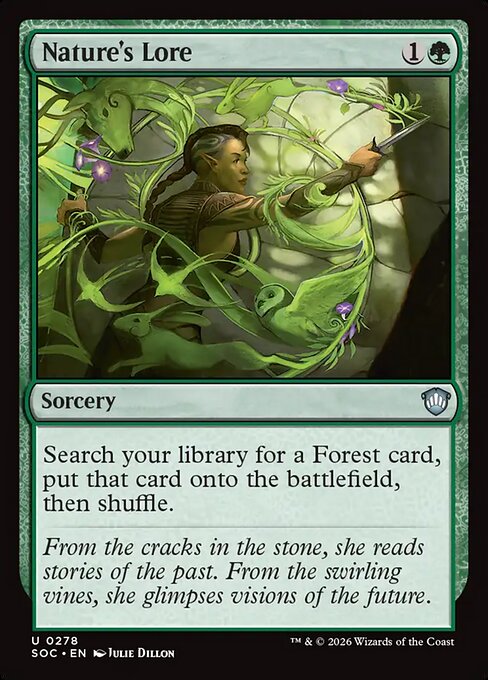 Nature's Lore card image