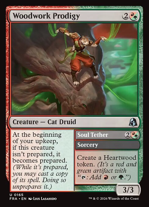 Woodwork Prodigy // Soul Tether card image