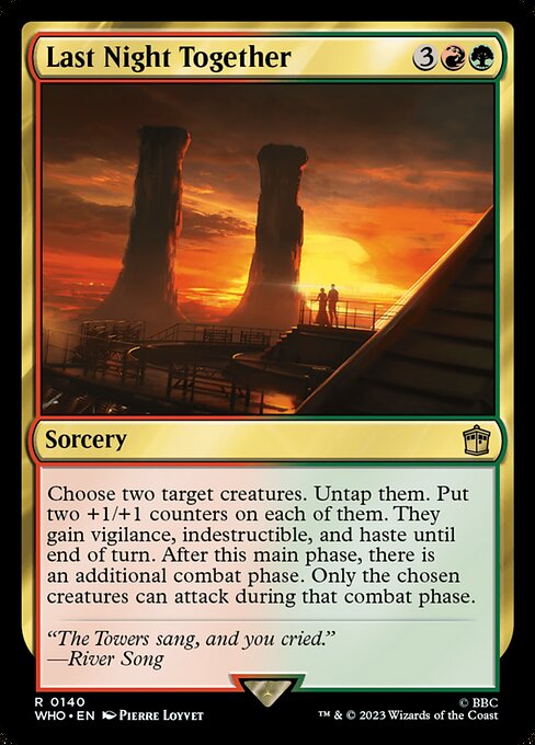 Last Night Together card image