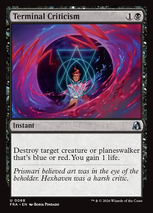 Terminal Criticism card image