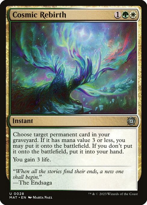 Cosmic Rebirth card image