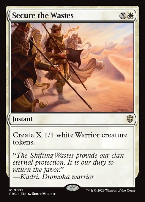 Secure the Wastes card image