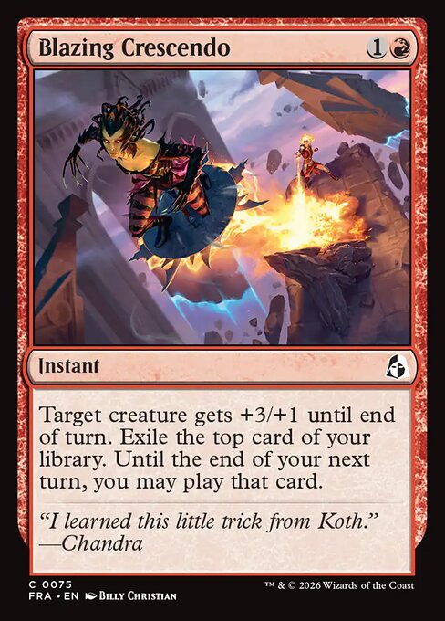 Blazing Crescendo card image