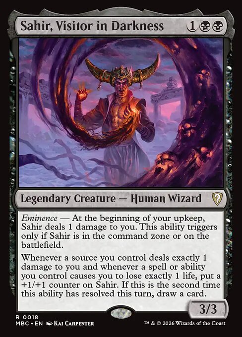 Sahir, Visitor in Darkness card image