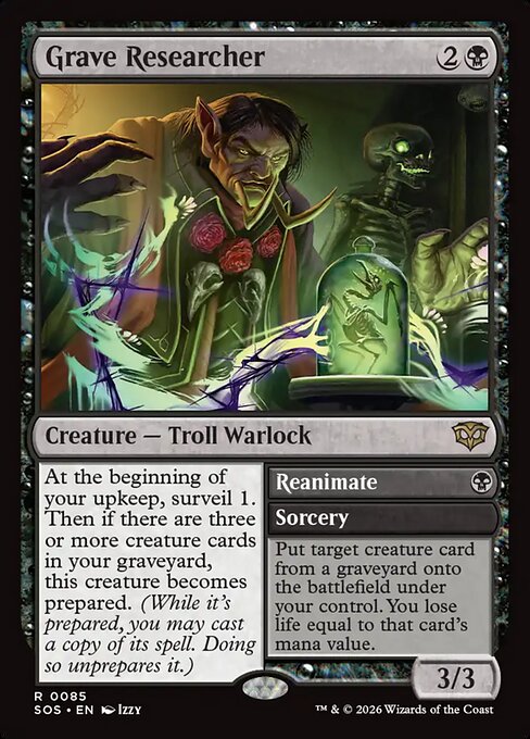 Grave Researcher // Reanimate card image