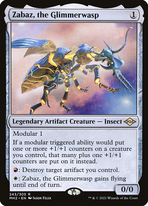 Zabaz, the Glimmerwasp card image