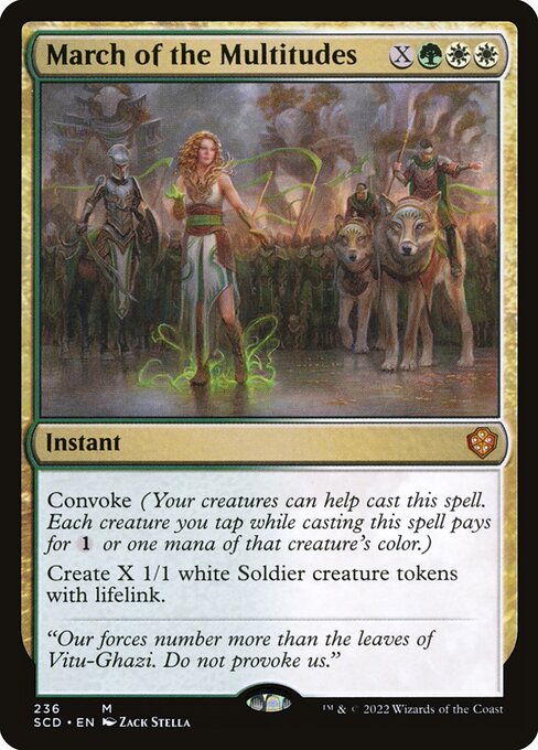 March of the Multitudes card image