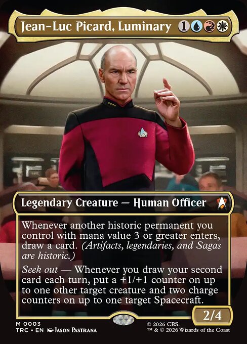 Jean-Luc Picard, Luminary card image