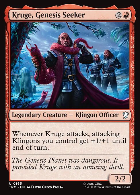 Kruge, Genesis Seeker card image