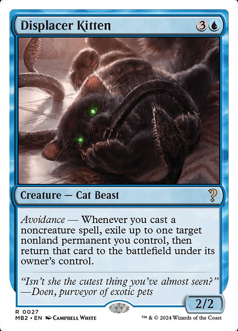 Displacer Kitten card image