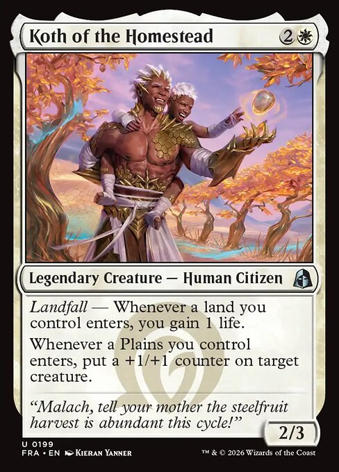 Koth of the Homestead card image