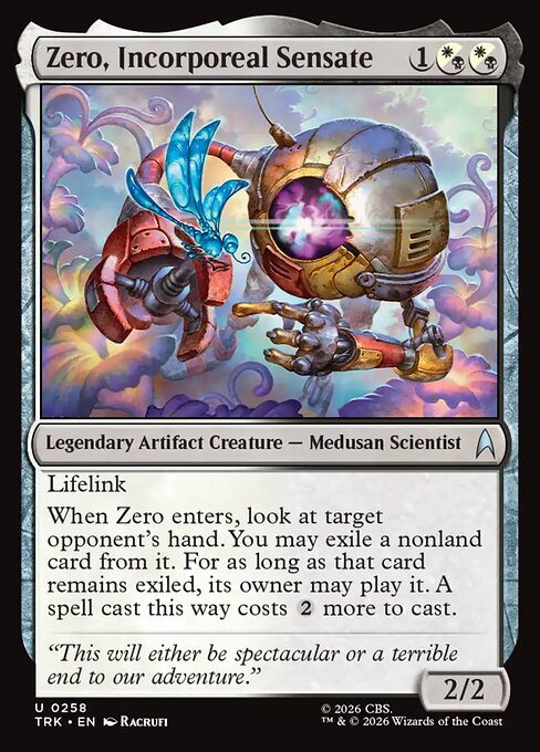 Zero, Incorporeal Sensate card image