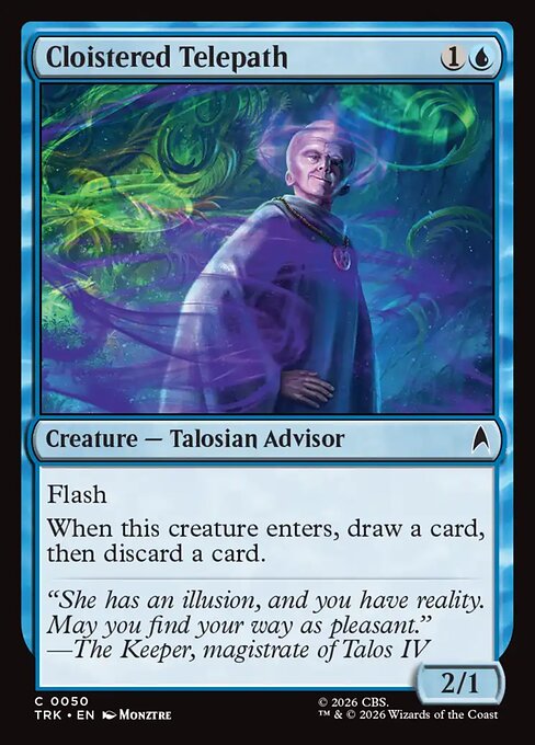 Cloistered Telepath card image