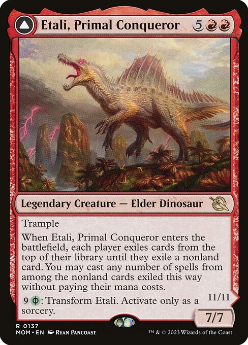 Etali, Primal Conqueror // Etali, Primal Sickness card image