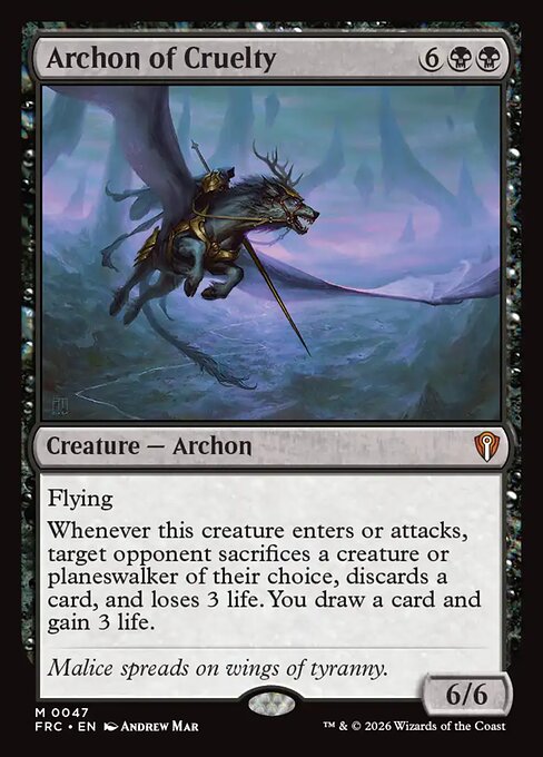 Archon of Cruelty card image