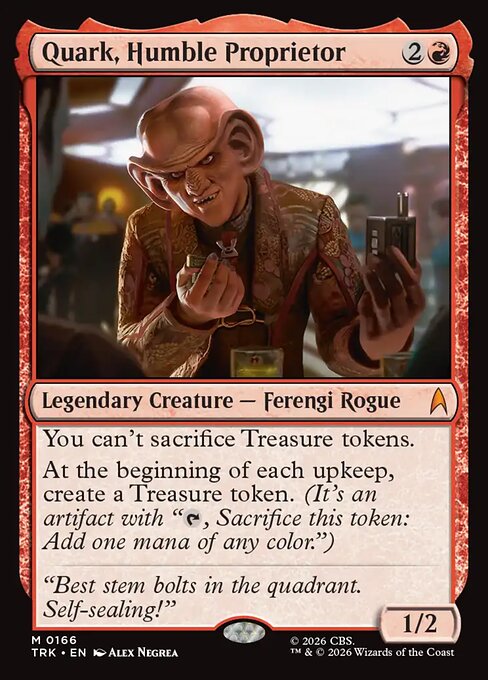Quark, Humble Proprietor card image
