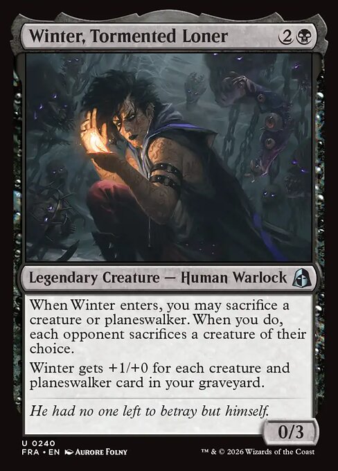 Winter, Tormented Loner card image