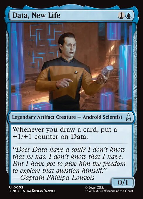 Data, New Life card image